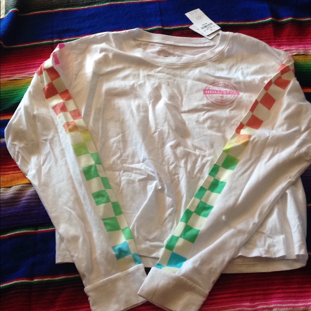 Hollister graphic long sleeved tee